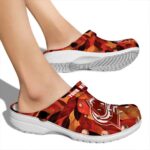 customized colorado avalanche autumn leaves clog best selling