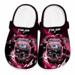 customized colorado avalanche gothic skull clog best selling