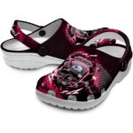 customized colorado avalanche gothic skull clog best selling