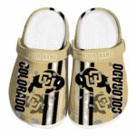customized colorado buffaloes contrasting stripes clog best selling