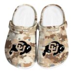 customized colorado buffaloes desert camo clog best selling