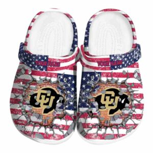 customized colorado buffaloes freedom splinter clog best selling