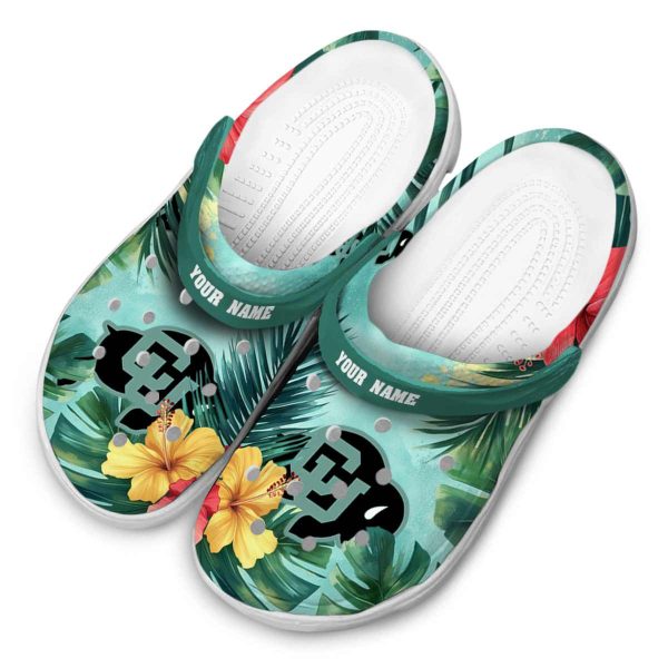 customized colorado buffaloes tropical vibes clog latest model