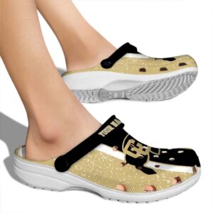 customized colorado buffaloes vertical stripes clog fashion forward
