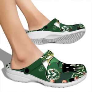 customized colorado state rams baseball helmet clog fashion forward