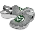 customized colorado state rams cracked texture clog best selling