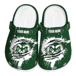 customized colorado state rams splash motif background clog best selling