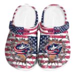 customized columbus blue jackets freedom splinter clog best selling