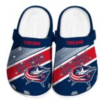 customized columbus blue jackets vibrant dual tone clog best selling