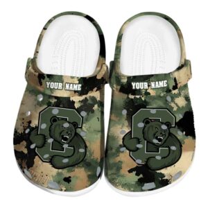 customized cornell big red camouflage craze clog best selling