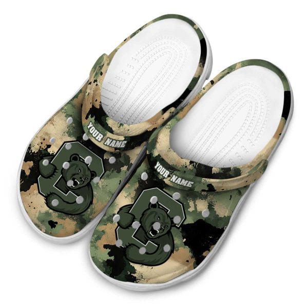 customized cornell big red camouflage craze clog latest model