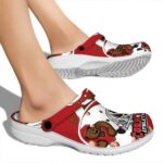 customized cornell big red football helmet clog best selling