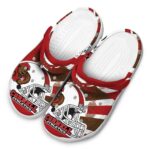 customized cornell big red football helmet clog best selling