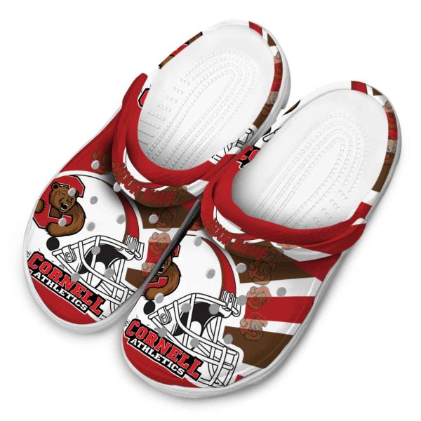 customized cornell big red football helmet clog latest model