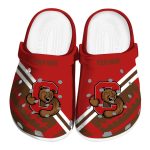 customized cornell big red football motif clog best selling