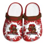 customized cornell big red splash art clog best selling