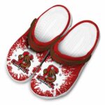 customized cornell big red splash art clog best selling