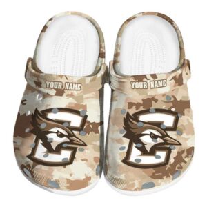 customized creighton bluejays desert camo clog best selling