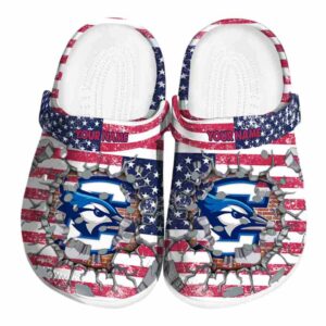 customized creighton bluejays freedom splinter clog best selling