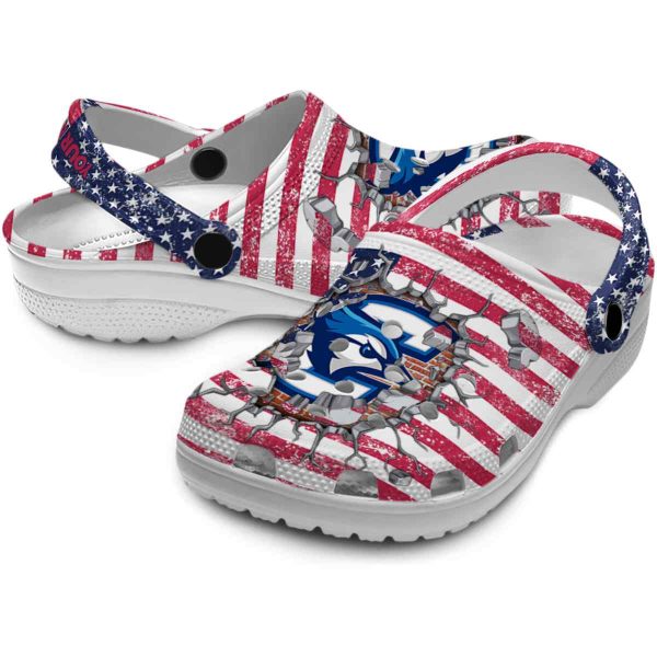 customized creighton bluejays freedom splinter clog high quality