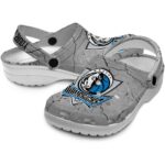 customized dallas mavericks cracked texture clog best selling