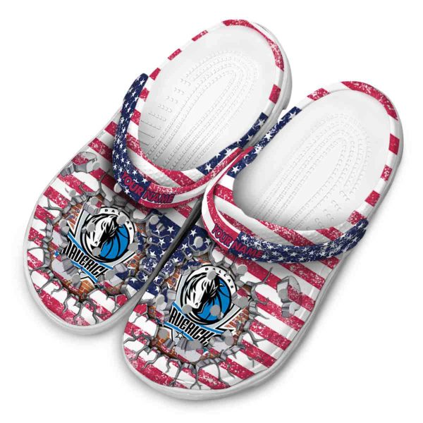 customized dallas mavericks freedom splinter clog latest model