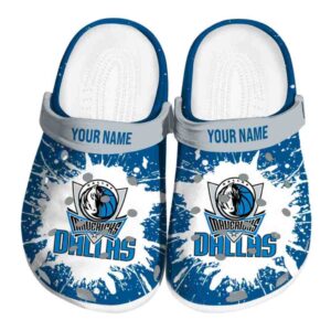 customized dallas mavericks splash art clog best selling
