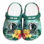 customized dallas mavericks tropical vibes clog best selling