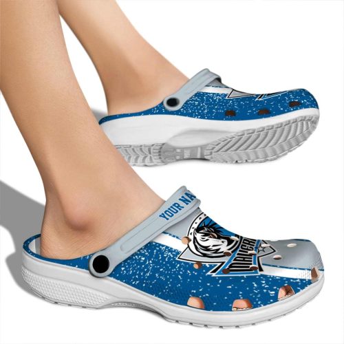 customized dallas mavericks vertical stripes clog fashion forward