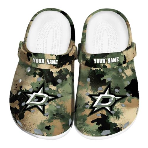 customized dallas stars camouflage craze clog best selling