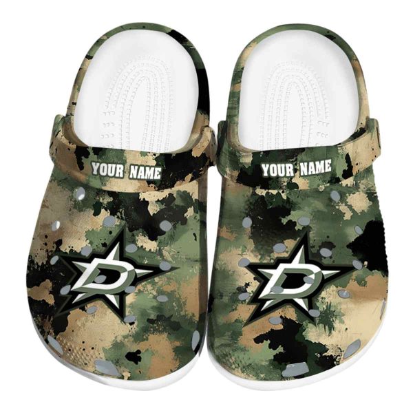 customized dallas stars camouflage craze clog best selling