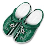 customized dallas stars contrasting stripes clog best selling