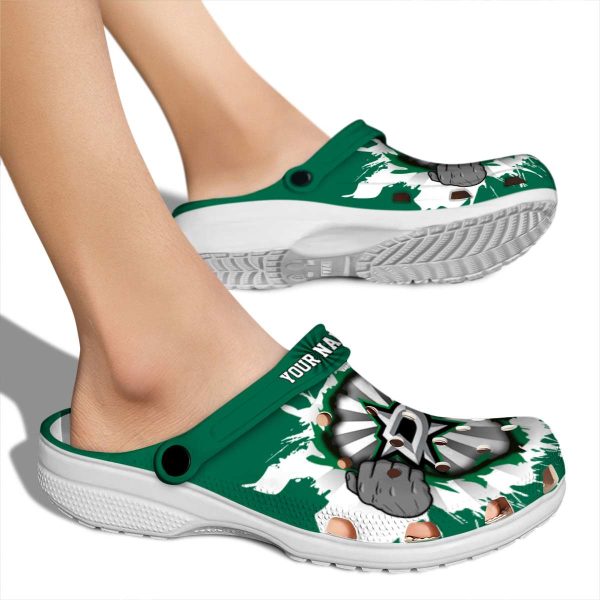 customized dallas stars gripping hand clog fashion forward
