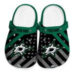 customized dallas stars star spangled graphic clog best selling