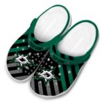 customized dallas stars star spangled graphic clog best selling