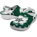 customized dallas stars zigzag paint burst clog best selling