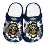 customized denver nuggets gripping hand clog best selling