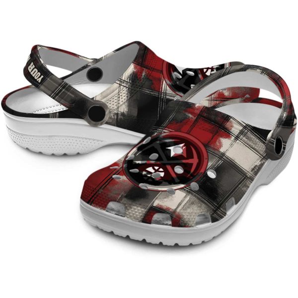 customized denver nuggets plaid fusion clog high quality