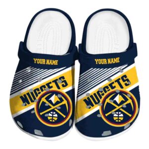 customized denver nuggets vibrant dual tone clog best selling