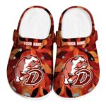 customized drake bulldogs autumn leaves clog best selling