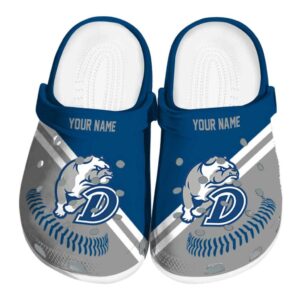 customized drake bulldogs baseball motif clog best selling