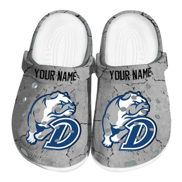 customized drake bulldogs cracked texture clog best selling