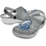 customized drake bulldogs cracked texture clog best selling