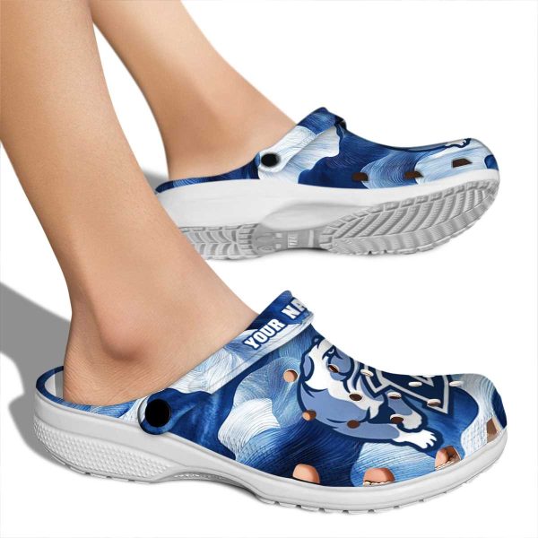 customized drake bulldogs ocean waves clog fashion forward