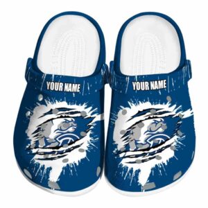 customized drake bulldogs splash motif background clog best selling
