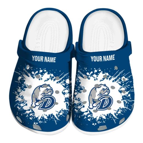 customized drake bulldogs splatter background clog best selling