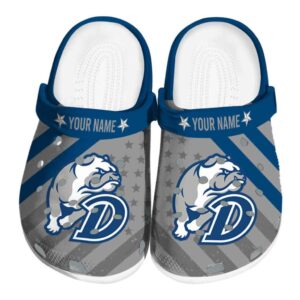 customized drake bulldogs star spangled graphic clog best selling