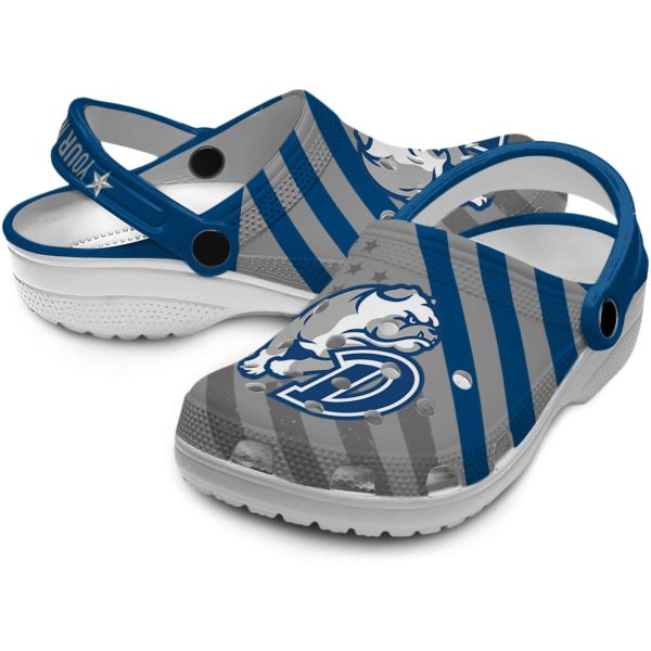 customized drake bulldogs star spangled graphic clog high quality