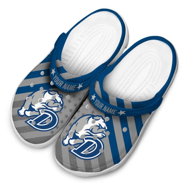 customized drake bulldogs star spangled graphic clog latest model