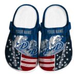 customized drake bulldogs star spangled side pattern clog best selling